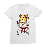 Hamster Karate Kickboxing Jiu Jitsu Taekwondo Ladies Fitted T-shirt | Artistshot