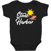 Stone Harbor Nj New Jersey Shore Summer Beach T Shirt Baby Bodysuit | Artistshot