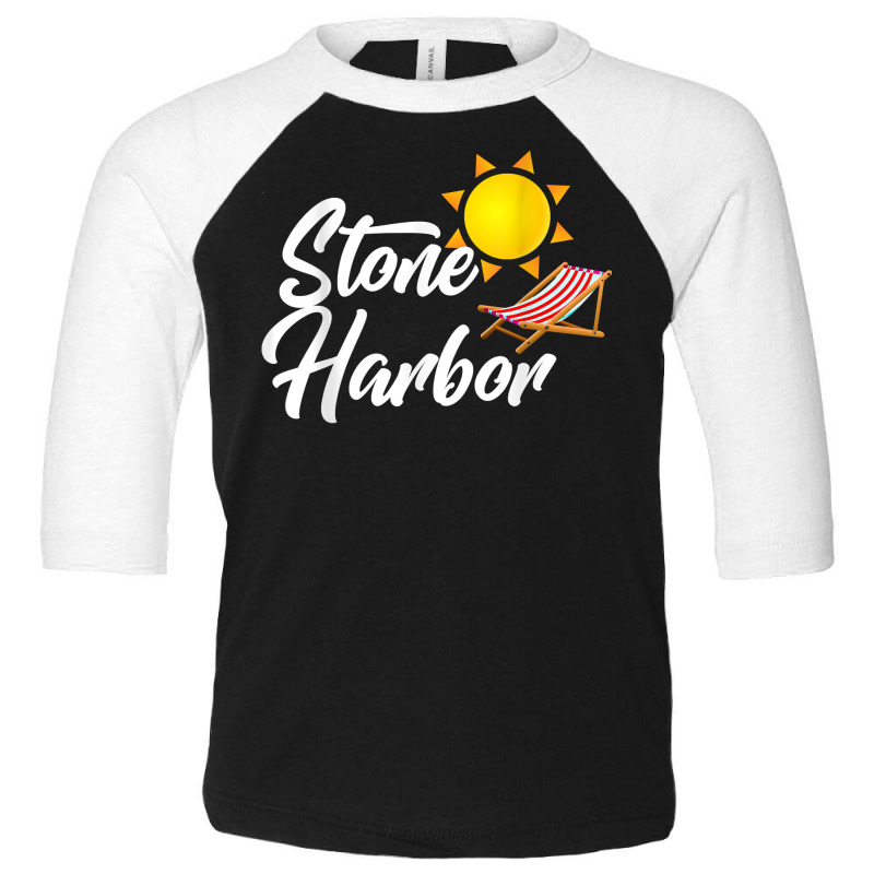 Stone Harbor Nj New Jersey Shore Summer Beach T Shirt Toddler 3/4 Sleeve Tee | Artistshot