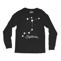 Sagittarius Horoscope T Shirt Astrology Zodiac Constellation Long Sleeve Shirts | Artistshot