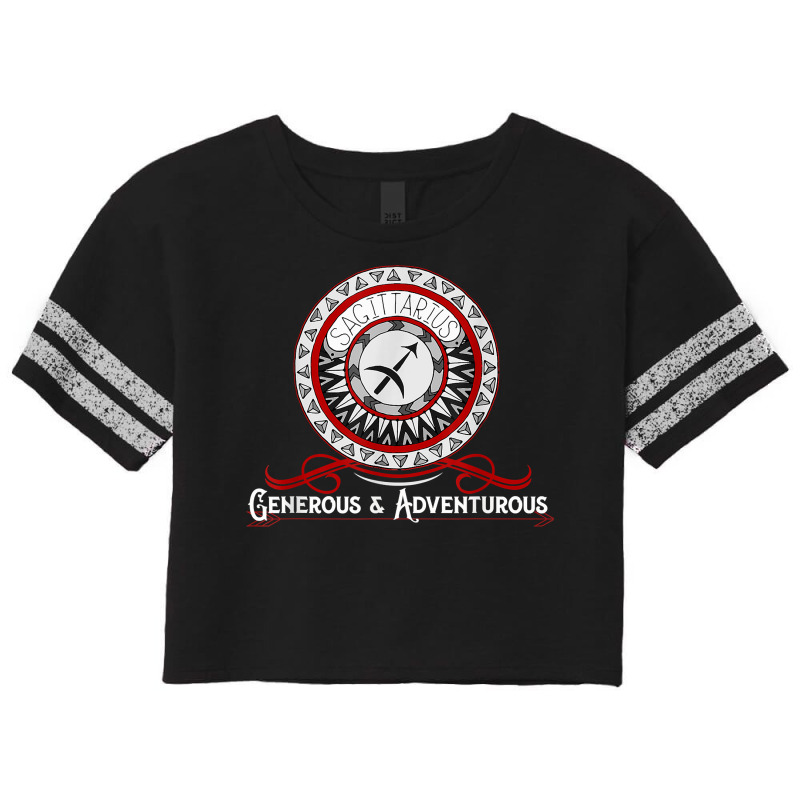 Sagittarius T Shirt Zodiac Astrology Symbol Gift Tee Scorecard Crop Tee by TappanSajan | Artistshot