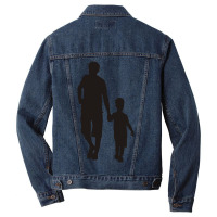 Father And Son Funny Family Men Denim Jacket | Artistshot