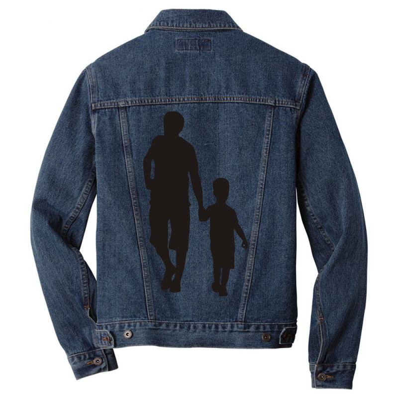 Father And Son Funny Family Men Denim Jacket | Artistshot