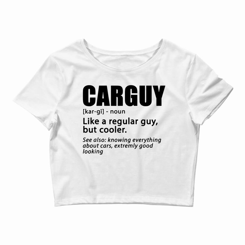 Carguy Definition Crop Top by Romeo and Juliet | Artistshot