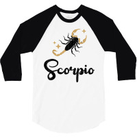 Scorpio Astrology Apparel Men Women Funny Zodiac Sign Gift T Shirt 3/4 Sleeve Shirt | Artistshot