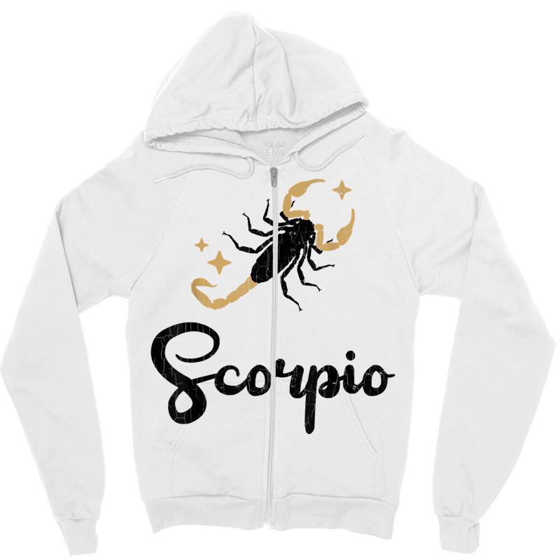 Scorpio Astrology Apparel Men Women Funny Zodiac Sign Gift T Shirt Zipper Hoodie | Artistshot