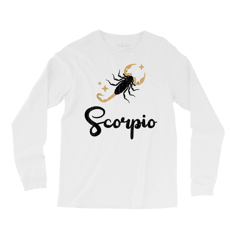 Scorpio Astrology Apparel Men Women Funny Zodiac Sign Gift T Shirt Long Sleeve Shirts | Artistshot