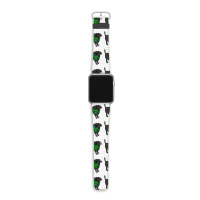 Funny Dog Holding Shamrock Apple Watch Band | Artistshot