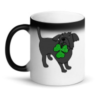 Funny Dog Holding Shamrock Magic Mug | Artistshot