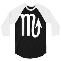 Scorpio Astrology Symbol Unisex T Shirt 3/4 Sleeve Shirt | Artistshot