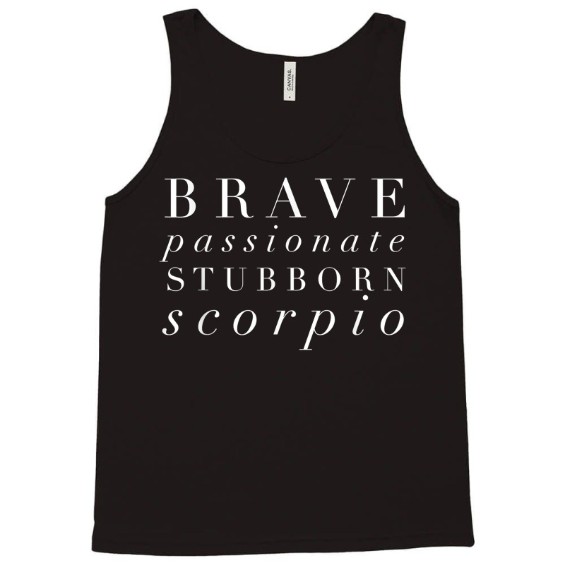 Scorpio Birthday T Shirt Tank Top | Artistshot