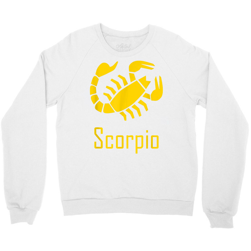 Scorpio Scorpion Zodiac Birthday Constellation Gift T Shirt Crewneck Sweatshirt | Artistshot