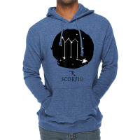 Scorpio Sign Zodiac Astrology Constellation Star T Shirt Lightweight Hoodie | Artistshot