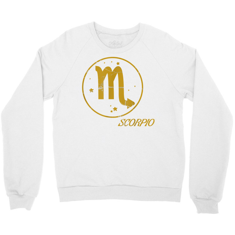 Scorpio Star Sign Zodiac Astrology Vintage Retro Birthday T Shirt Crewneck Sweatshirt | Artistshot