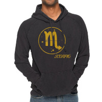 Scorpio Star Sign Zodiac Astrology Vintage Retro Birthday T Shirt Vintage Hoodie | Artistshot