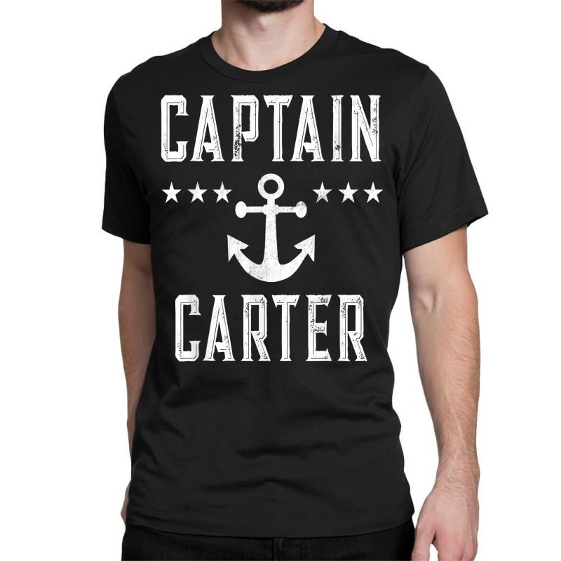 Vintage Captain Carter T Shirt Family Cruise Lake Boating Classic T-shirt by ReagerAero | Artistshot