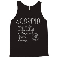 Scorpio Traits Astrology October November Birthday Gift T Shirt Tank Top | Artistshot