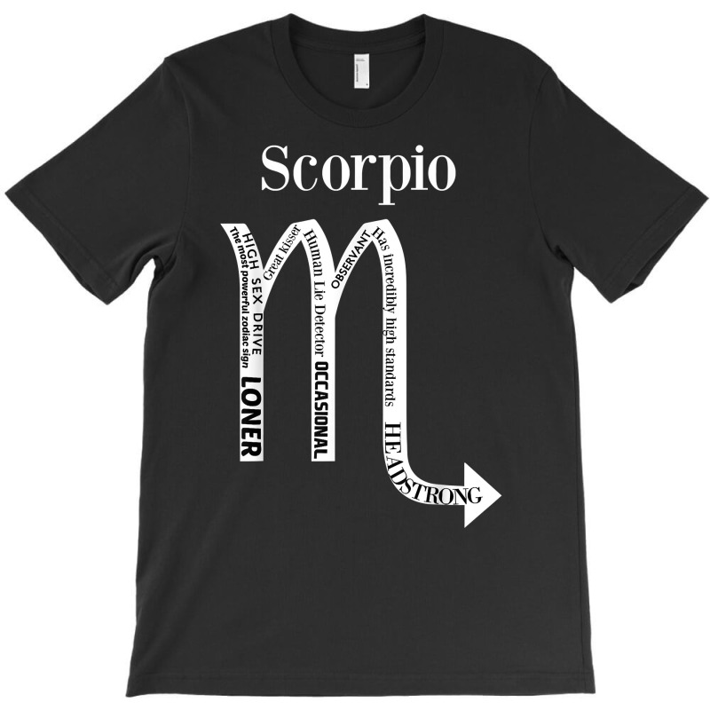 Scorpio Traits Astrology Zodiac Sign Horoscope T Shirt T-shirt | Artistshot