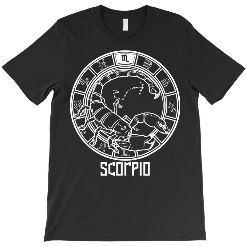 Scorpio Zodiac Sign October & November Birthday T Shirt T-shirt | Artistshot