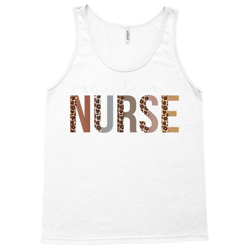 Leopard Registered Nurse Appreciation Healthcare Workers T Shirt Tank Top | Artistshot