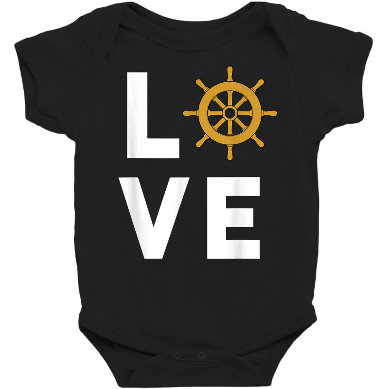 Sea Captain T Shirt Sailing Gift For Sailors Boat Ship Tee T Shirt Baby Bodysuit | Artistshot