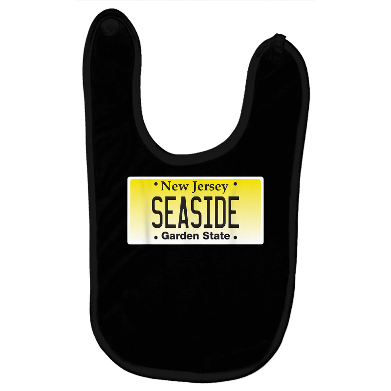 Seaside Heights Nj Jersey Shore New Jersey License Plate T Shirt Baby Bibs | Artistshot