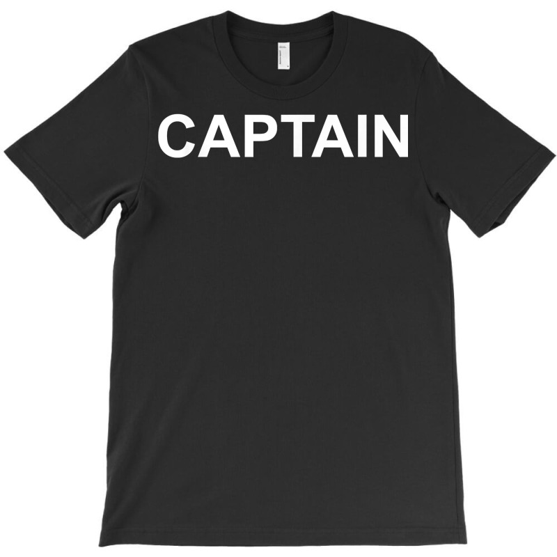 Shirt That Says Captain Text T Shirt Costume Gift T-shirt | Artistshot