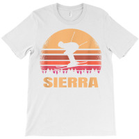 Sierra Nevada Skier Vintage Skiing At 80s Retro Ski Resort T Shirt T-shirt | Artistshot