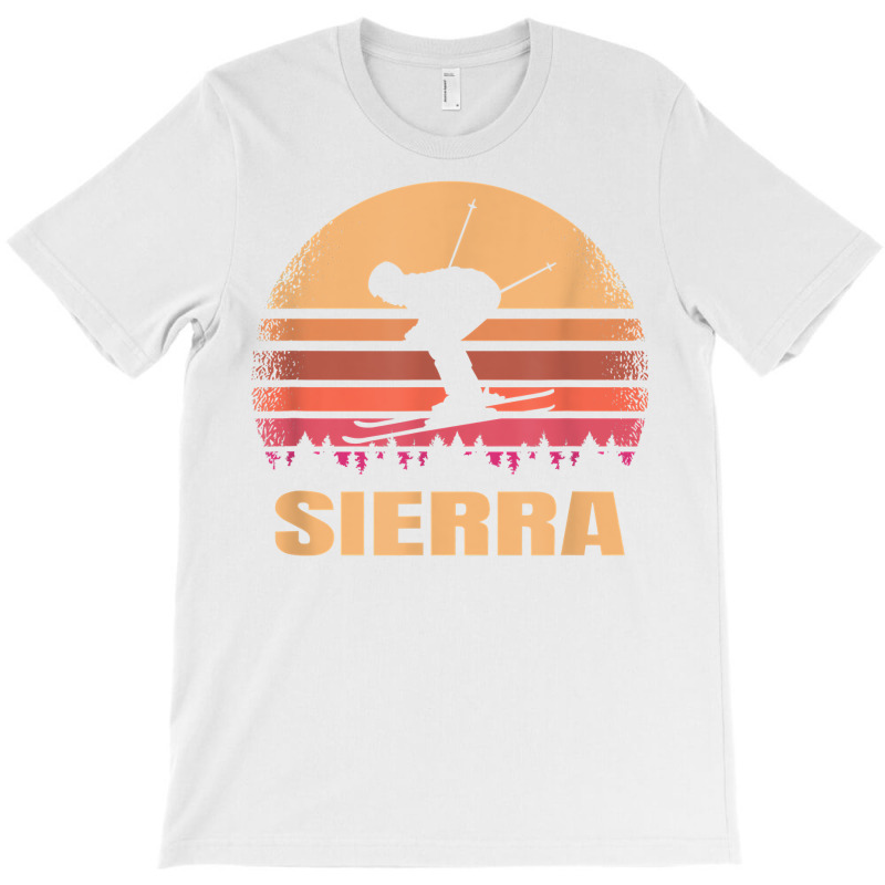 Sierra Nevada Skier Vintage Skiing At 80s Retro Ski Resort T Shirt T-shirt | Artistshot