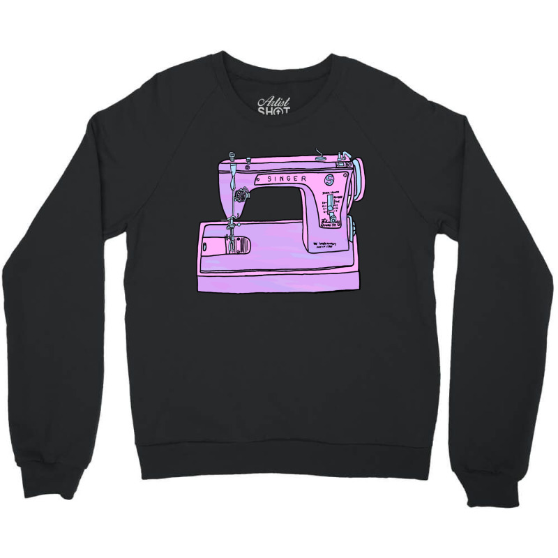 Purple Singer Sewing Machine Crewneck Sweatshirt | Artistshot