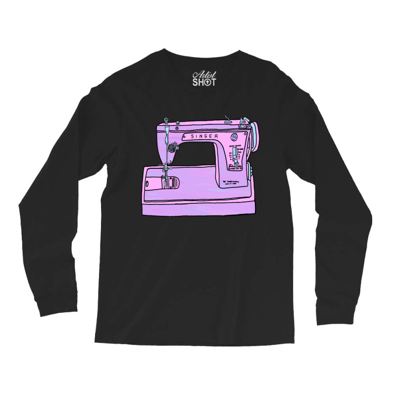 Purple Singer Sewing Machine Long Sleeve Shirts | Artistshot