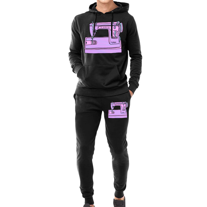 Purple Singer Sewing Machine Hoodie & Jogger Set | Artistshot