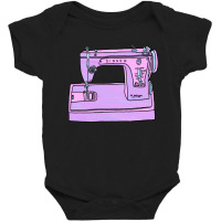 Purple Singer Sewing Machine Baby Bodysuit | Artistshot