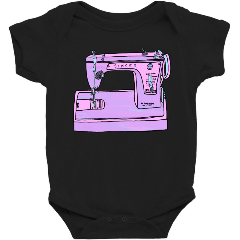 Purple Singer Sewing Machine Baby Bodysuit | Artistshot