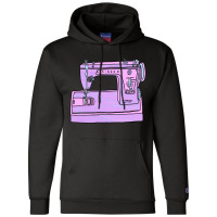 Purple Singer Sewing Machine Champion Hoodie | Artistshot