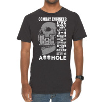 Combat Engineer Shirt I've Only Met About 3 Or 4 People Vintage T-shirt | Artistshot