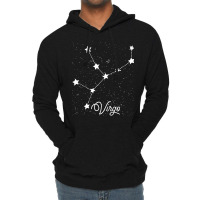 Virgo Horoscope T Shirt Astrology Virgo Zodiac Constellation Lightweight Hoodie | Artistshot