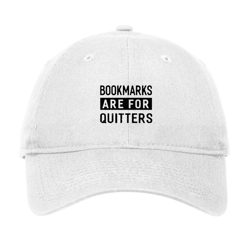 Bookmarks Are For Quitters Adjustable Cap by betakono | Artistshot