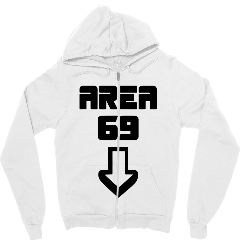 Area 69 Futuristic Zipper Hoodie by Romeo and Juliet | Artistshot