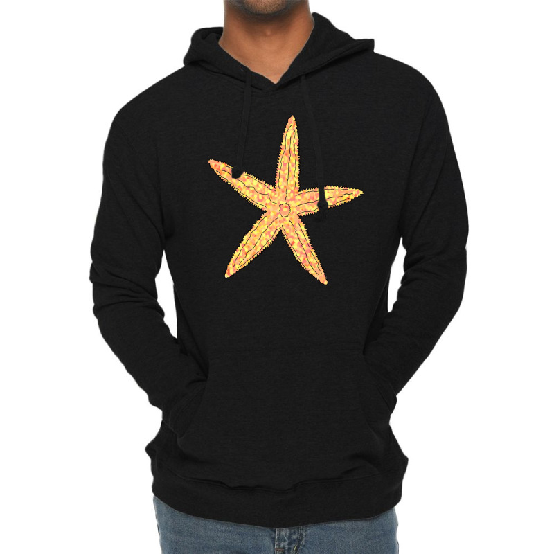 Yellow And Orange Starfish Lightweight Hoodie | Artistshot