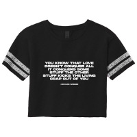 Richard Webber Quotes Scorecard Crop Tee | Artistshot