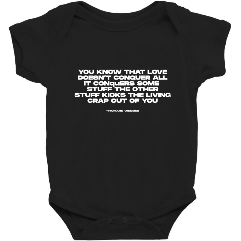 Richard Webber Quotes Baby Bodysuit by blackacturus | Artistshot