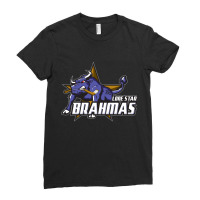 Lone Star Brahmas Ladies Fitted T-shirt | Artistshot