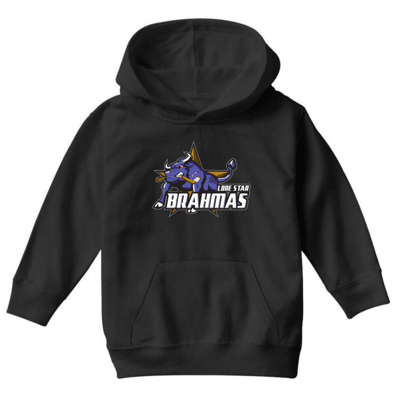 Lone Star Brahmas Youth Hoodie by SNOWFLAKE | Artistshot