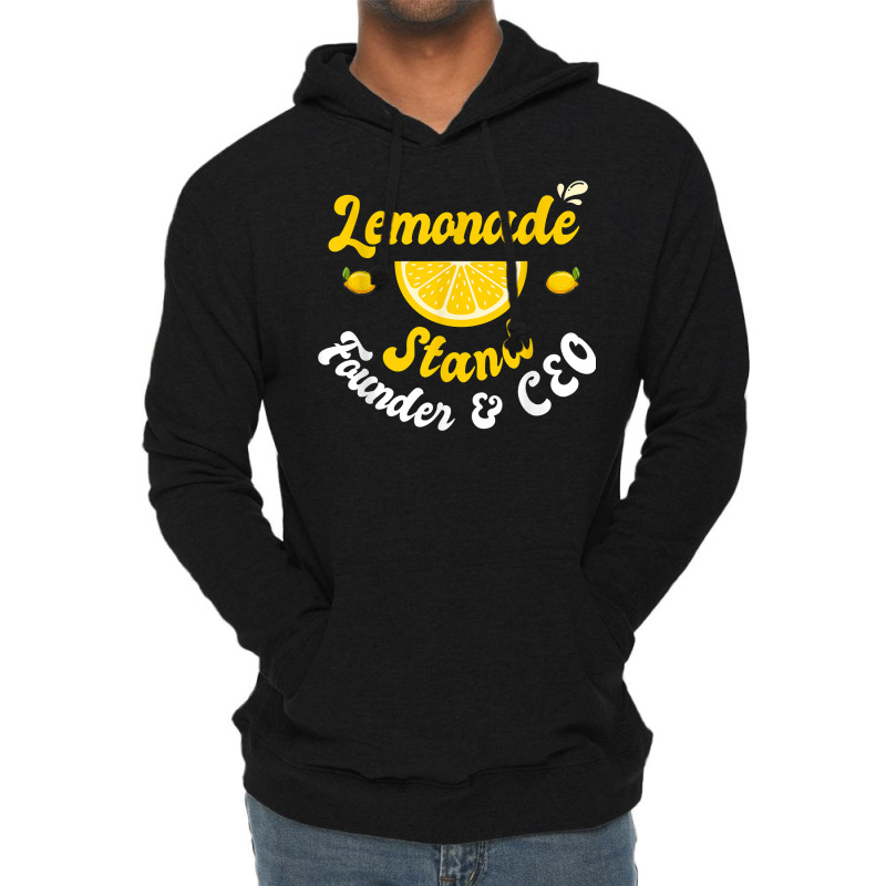 Lemonade Stand Founder & Ceo Funny Lemon Juice Business T Shirt Lightweight Hoodie | Artistshot