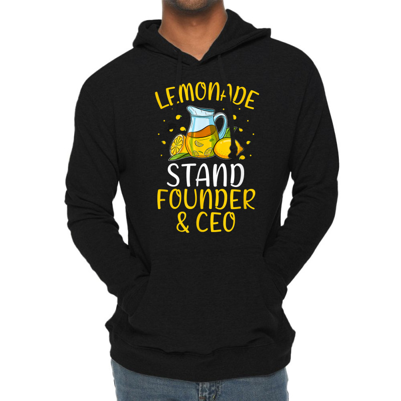 Lemonade Stand Founder & Ceo I Funny Lemon Business Summer T Shirt Lightweight Hoodie | Artistshot