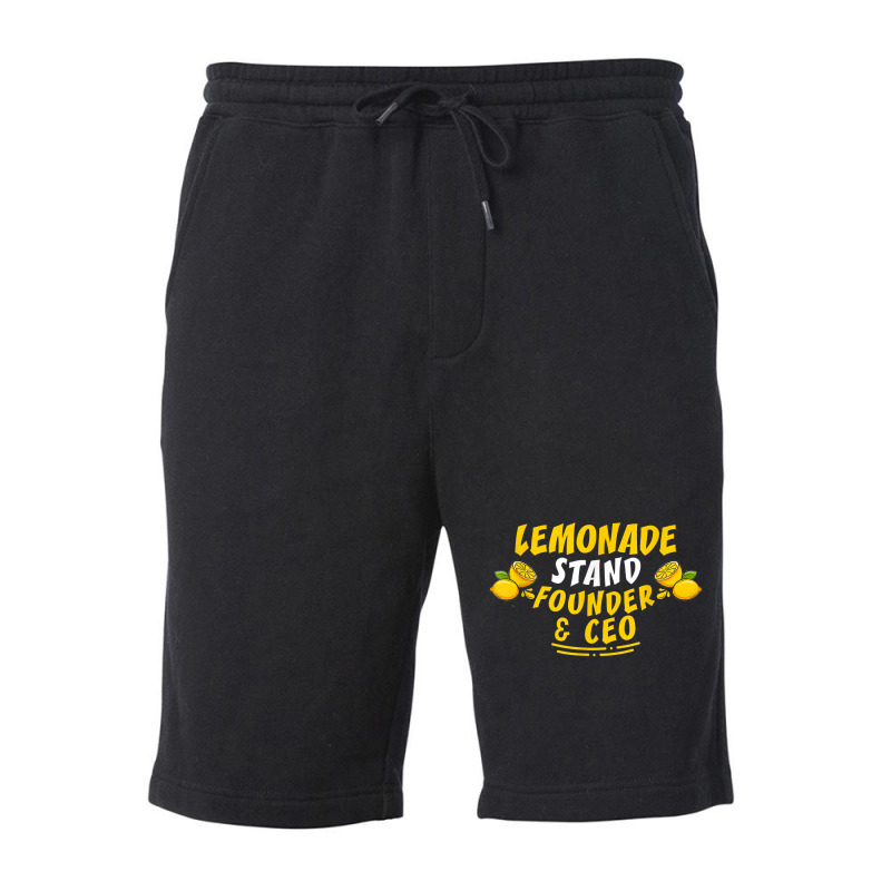 Lemonade Stand Founder & Ceo T Shirt Fleece Short | Artistshot