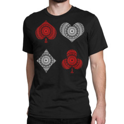 poker hearts spades diamonds clubs sign   poker t shirt Classic T-shirt | Artistshot