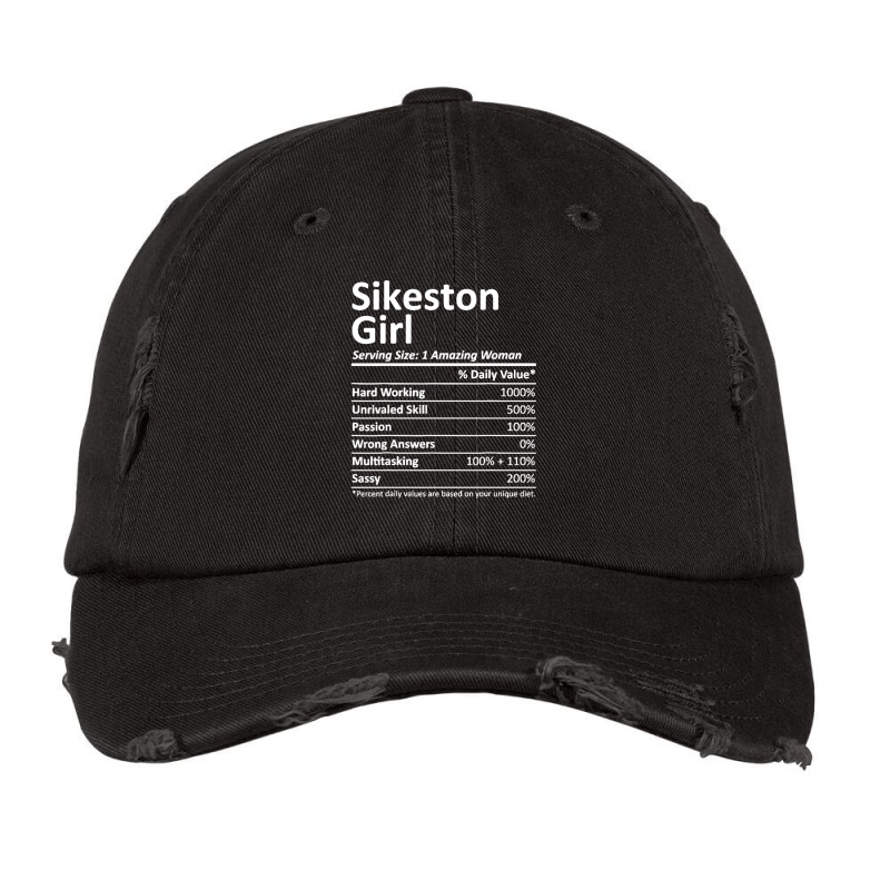 Sikeston Girl Mo Missouri Funny City Home Roots Usa Gift Vintage Cap by AMderra12 | Artistshot