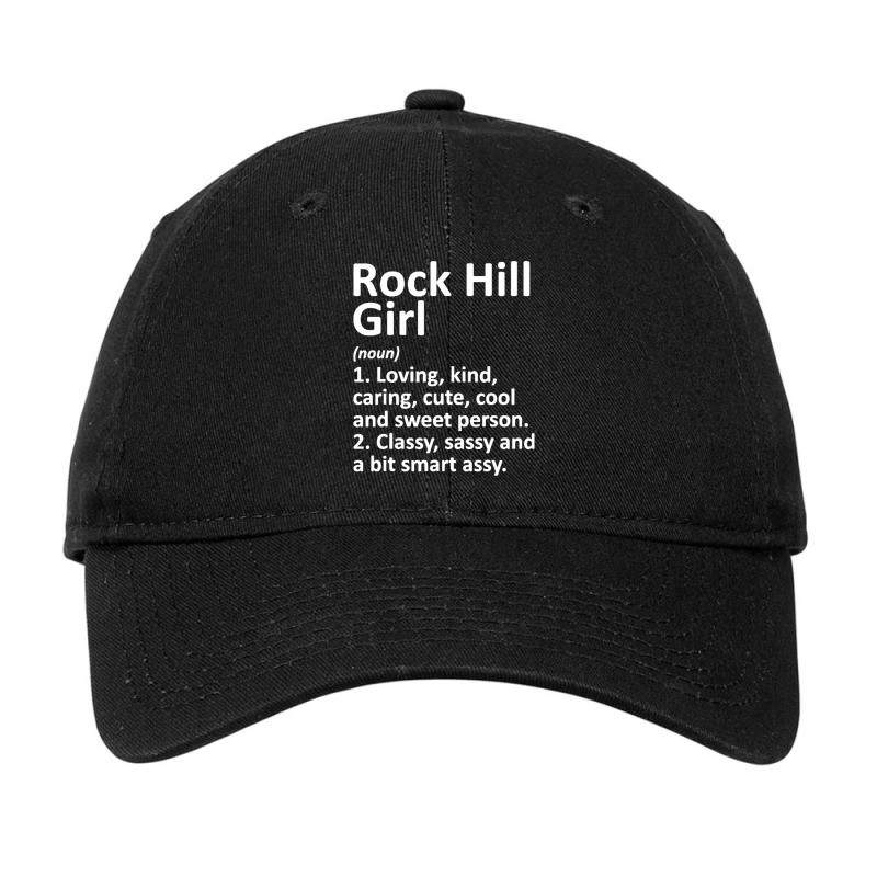 Rock Hill Girl Mo Missouri Funny City Home Roots Gift Adjustable Cap by AMderra12 | Artistshot